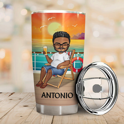 Life Is Better On A Cruise - Vacation, Birthday, Funny Gift For Cruising Lovers, Traveling Lovers - Personalized Tumbler