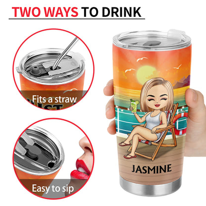 Life Is Better On A Cruise - Vacation, Birthday, Funny Gift For Cruising Lovers, Traveling Lovers - Personalized Tumbler