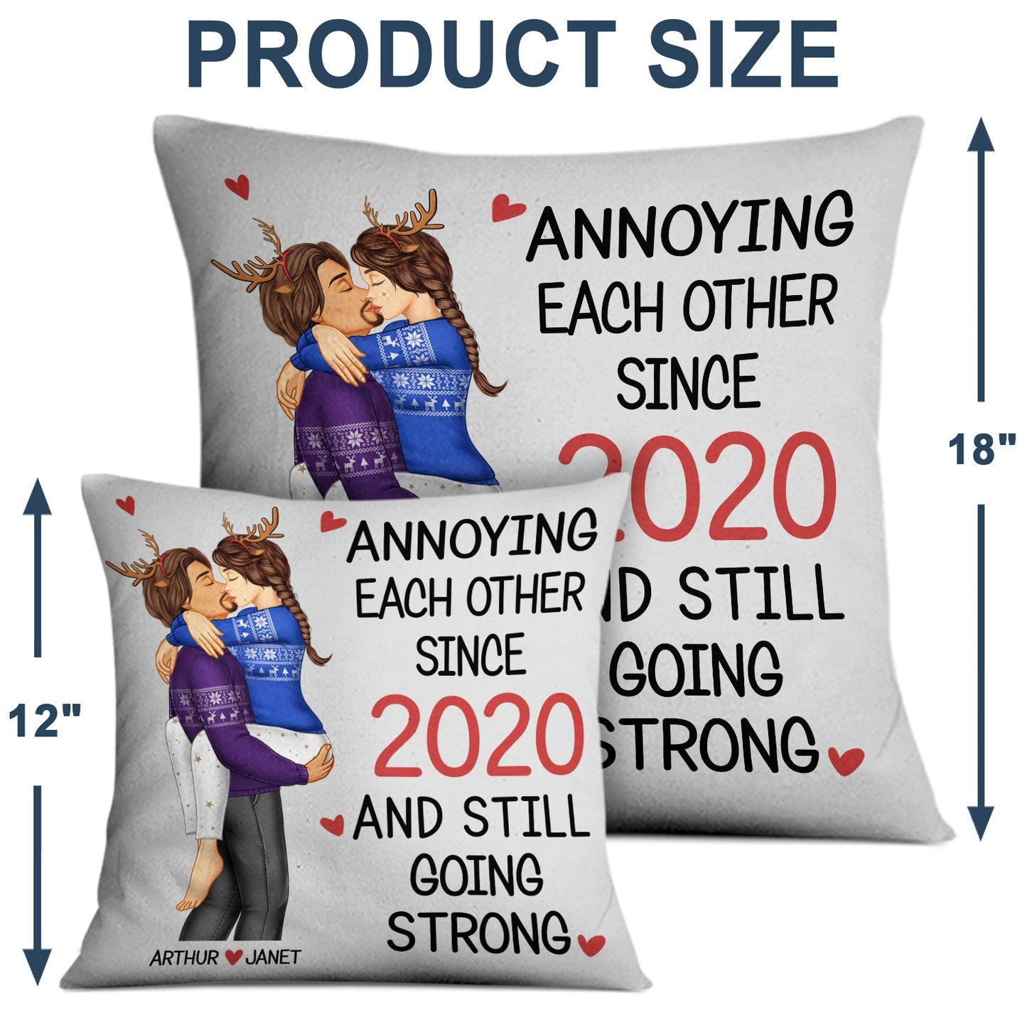 I Met You I Liked You I Love You Keeping You - Birthday, Loving, Anniversary Gift For Spouse, Hubby, Wifey, Boyfriend, Girlfriend, Couple - Personalized Pillow