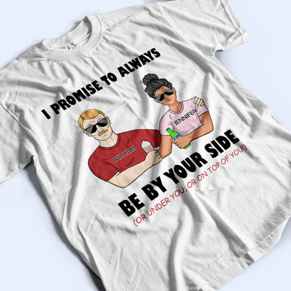 Family Couple Always By Your Side - Personalized Custom T Shirt
