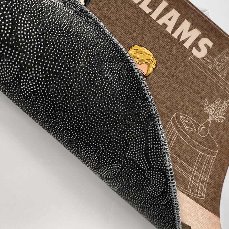 Family Couple Eventually He Just Hasn't Asked Yet - Personalized Custom Doormat