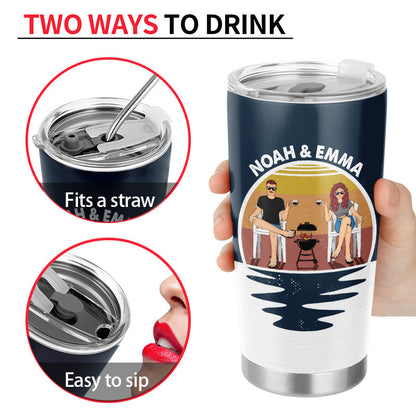 Married AF - Gift For Couples - Personalized Custom Tumbler