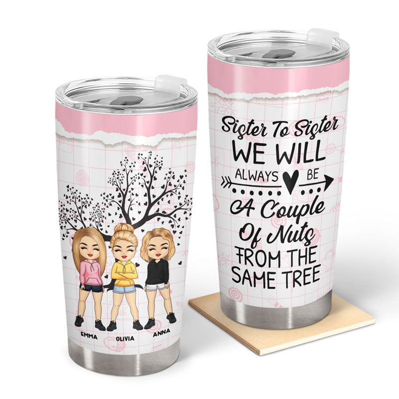 Couple Of Nuts - Gift For Sisters - Personalized Custom Tumbler