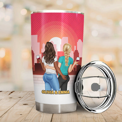 Swiped Right - Gift For Couples - Personalized Custom Tumbler