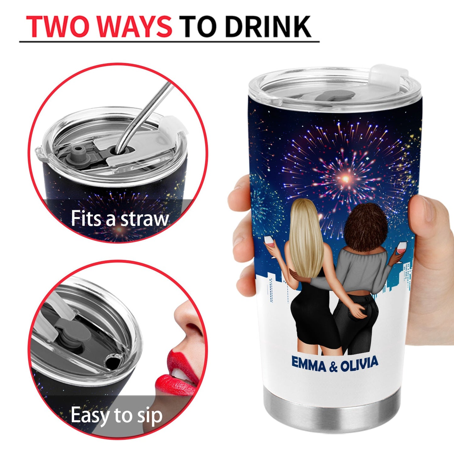 I Have Found The One - Gift For Couples - Personalized Custom Tumbler