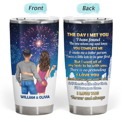 I Have Found The One - Gift For Couples - Personalized Custom Tumbler