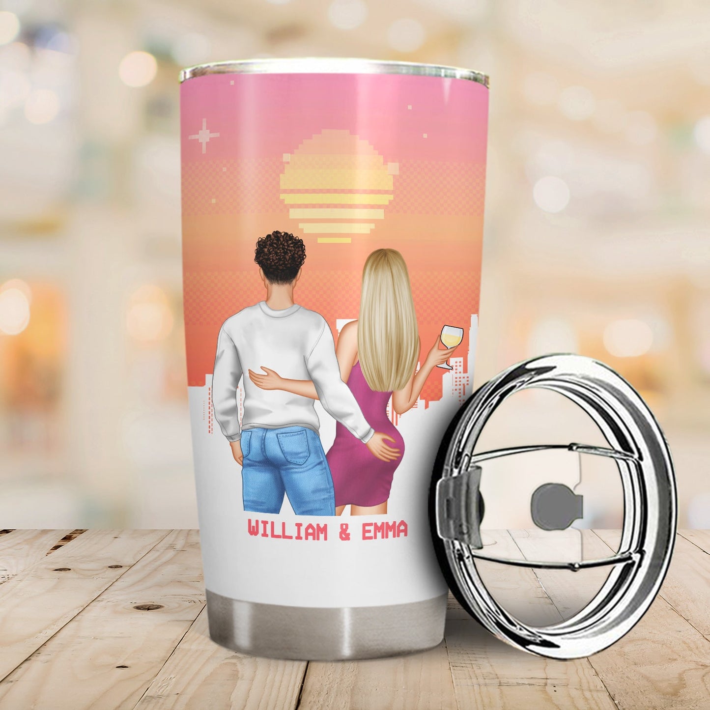 I Would Say Heart - Gift For Couples - Personalized Custom Tumbler