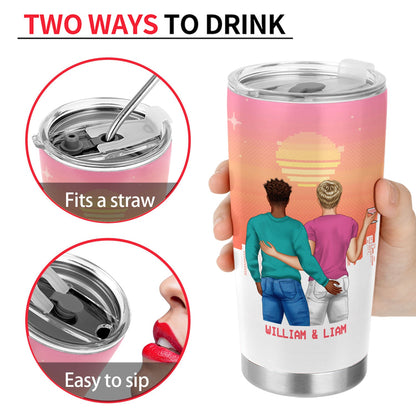 I Would Say Heart - Gift For Couples - Personalized Custom Tumbler