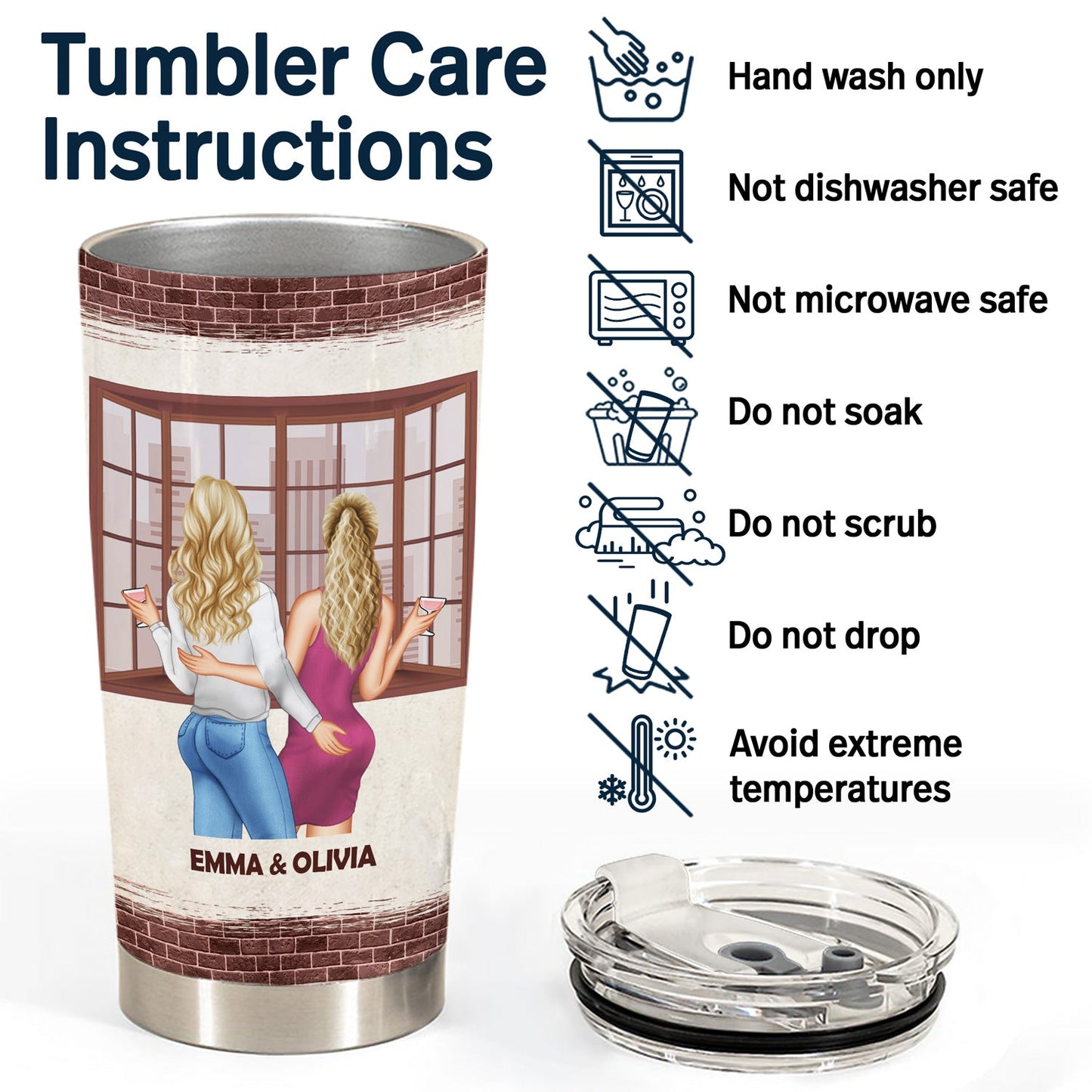 Couple You're The Only One I Want To Annoy - Gift For Couple - Personalized Custom Tumbler