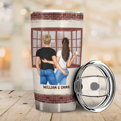 Couple I Could Have Found You Sooner Brick Ver - Gift For Couple - Personalized Custom Tumbler