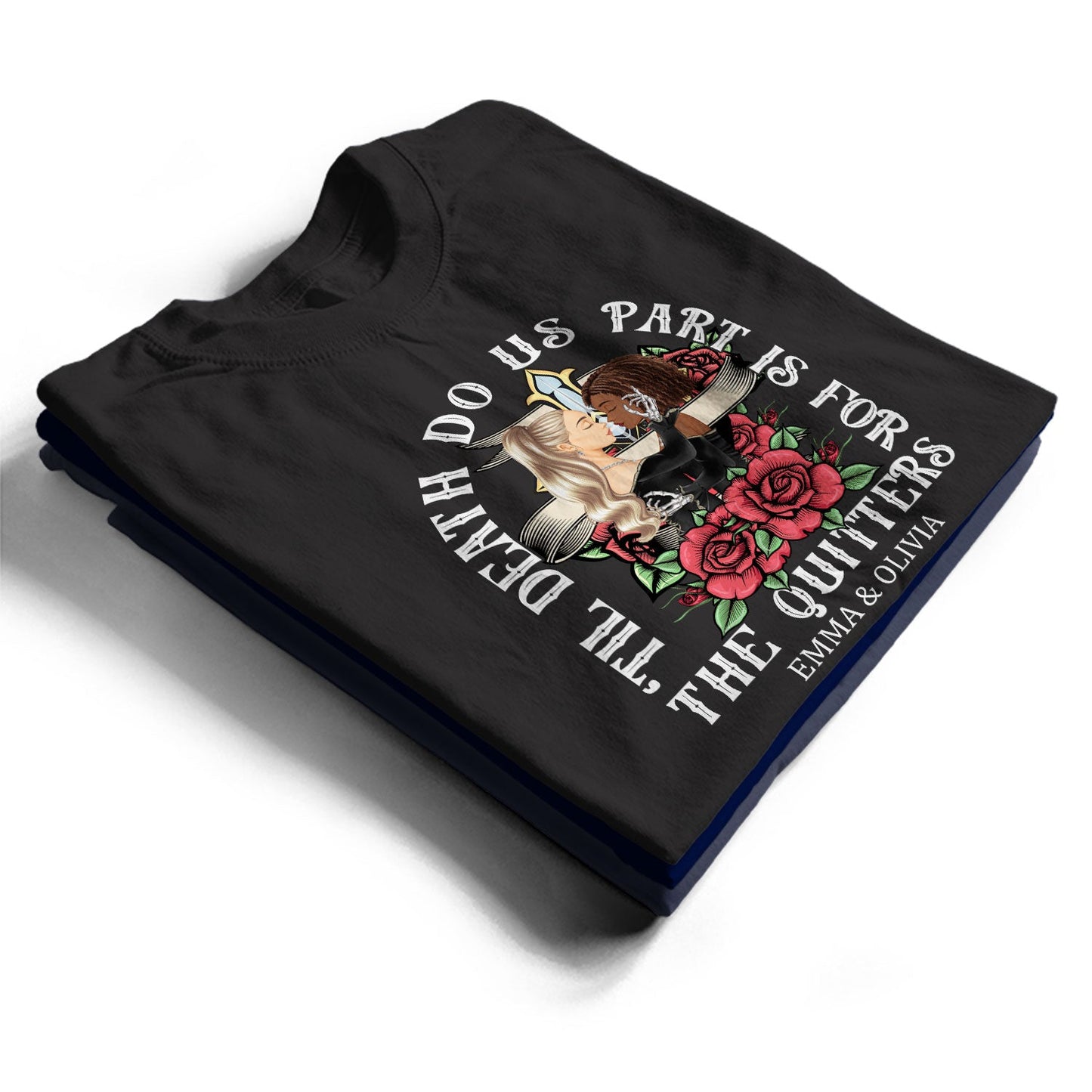 For Quitters - Gift For Couples - Personalized T Shirt