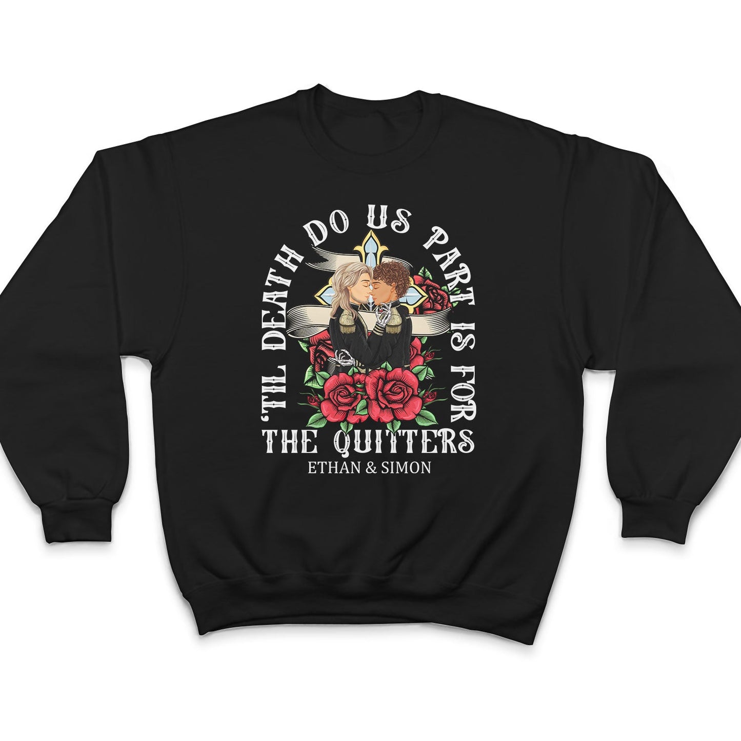 For Quitters - Gift For Couples - Personalized T Shirt