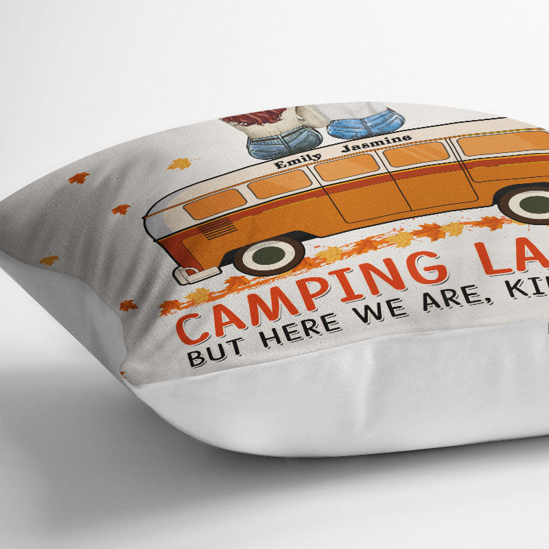 Besties Camping Super Sexy Camping Ladies - Gift For Bff - Personalized Custom Pillow