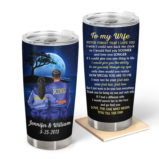 Your Last Everything - Anniversary Gift For Husband And Wife - Personalized Custom Tumbler