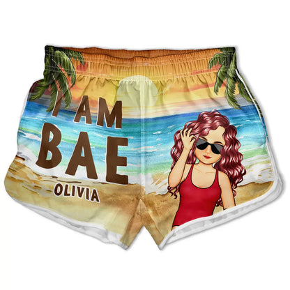 Couple Beach If Lost Return To Bae - Personalized Couple Beach Shorts