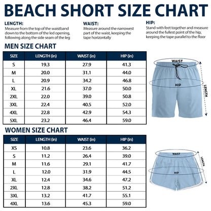 Couple Beach If Lost Return To Bae - Personalized Couple Beach Shorts