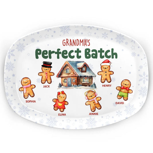 Grandma's Grandpa's Mom's Dad's Perfect Batch New Version - Personalized Plate