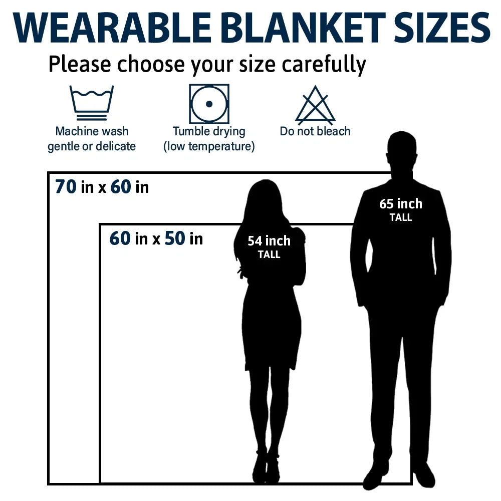 This Is My Reading Blanket - Personalized Wearable Blanket