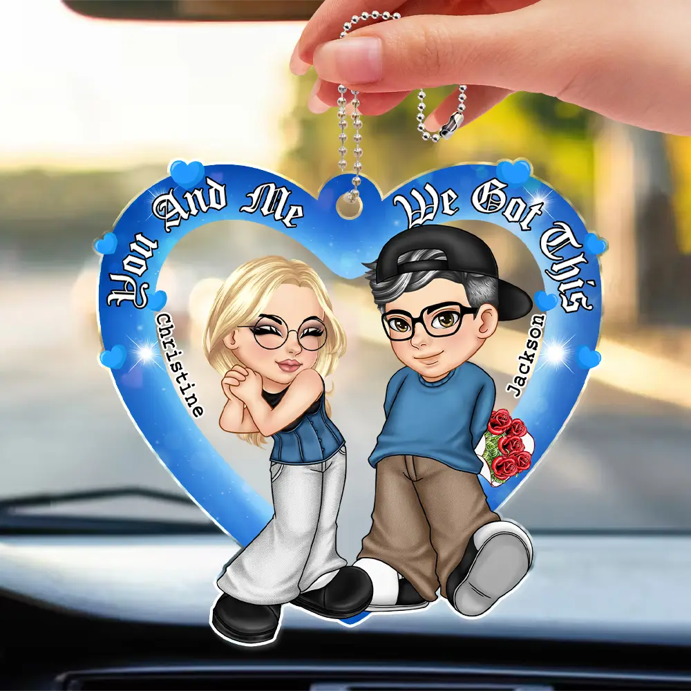 Drive Safe I Love You - Personalized Acrylic Car Hanger