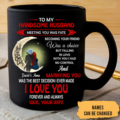 To My Love I Love You Forever And Always Personalized Mug Family Gift For Couple