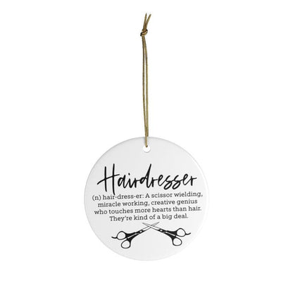 Hairstylist Christmas Ornaments