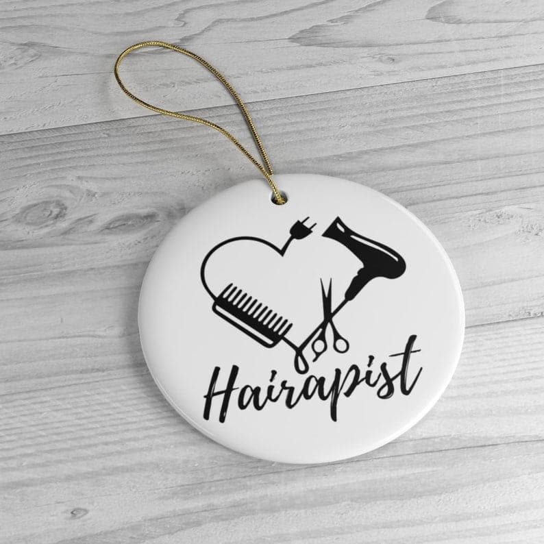 Hairstylist Christmas Ornaments