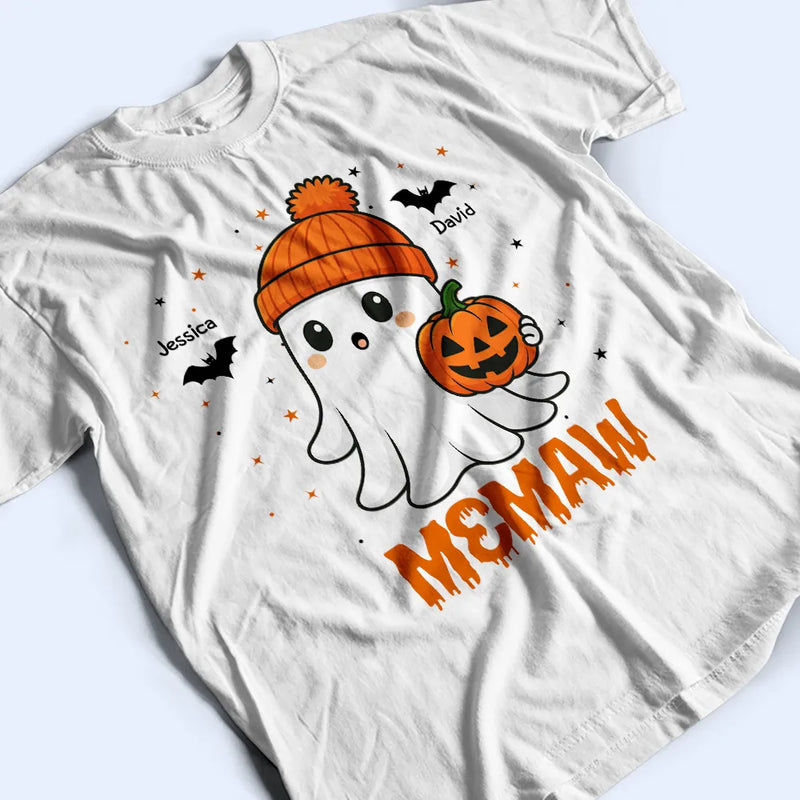 Halloween Boo Grandma Nana - Personalized T Shirt