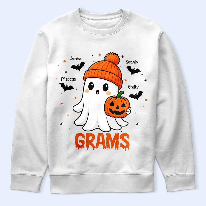 Halloween Boo Grandma Nana - Personalized T Shirt