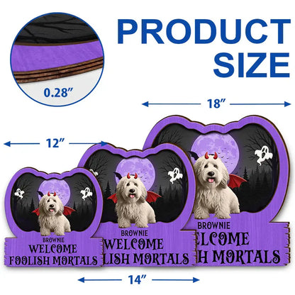 Những người yêu mèo - Mèo lên kế hoạch trốn thoát - Bảng hiệu gỗ có hình dạng tùy chỉnh được cá nhân hóa