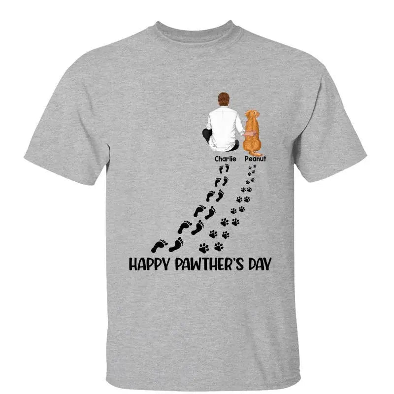 Happy Pawther‘s Day Dog Dad Personalized Shirt Shirts & Tops The Next Custom Gift