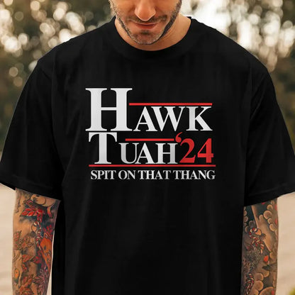 Hawk Tuah 24 Spit On That Thang Dark Shirt TH10 62861 Shirts & Tops The Next Custom Gift