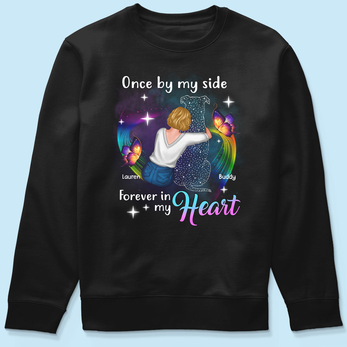 Angels Among Us Dog Memorial Personalized Shirt