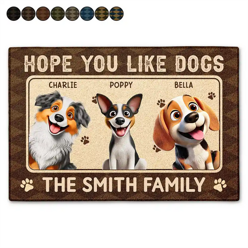 Hope You You Like Pets 3D Effect - Personalized Doormat