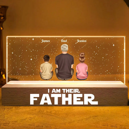 I Am Their Father - Personalized LED Night Light LED Night Light The Next Custom Gift