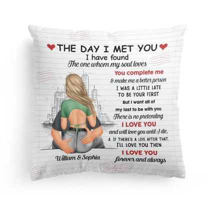 I Love You Forever And Always - Personalized Pillow - Anniversary Gifts For Her, Him Pillow The Next Custom Gift