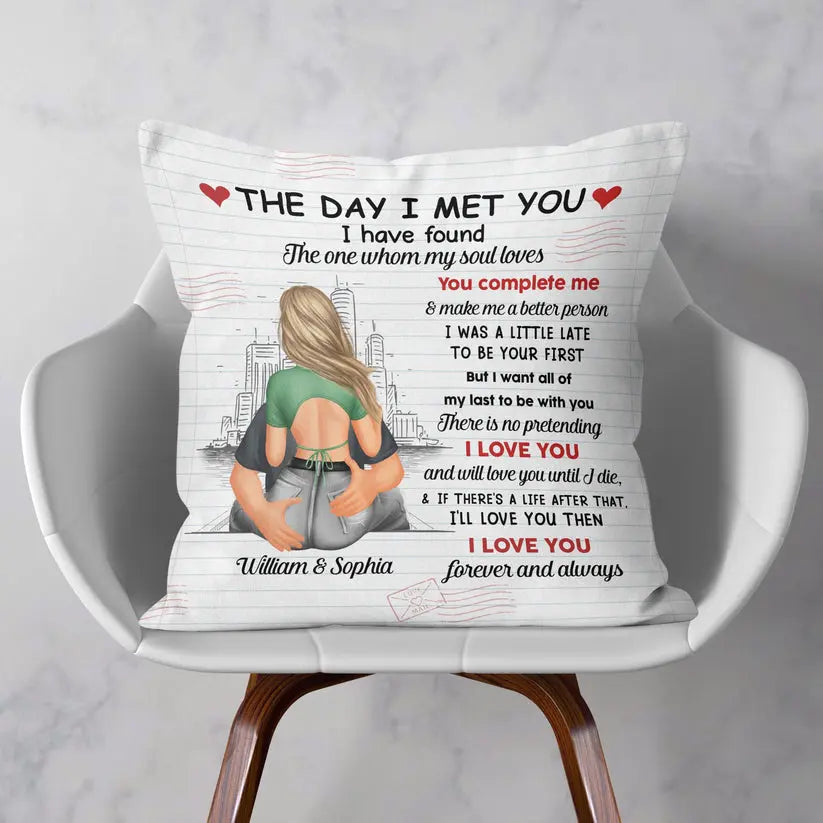 I Love You Forever And Always - Personalized Pillow - Anniversary Gifts For Her, Him Pillow The Next Custom Gift