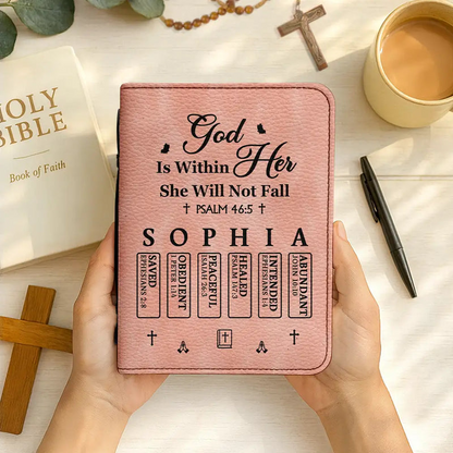I Can Do All Things Through Christ Who Strengthens Me - Personalized Bible Cover - Personalized Bible Cover