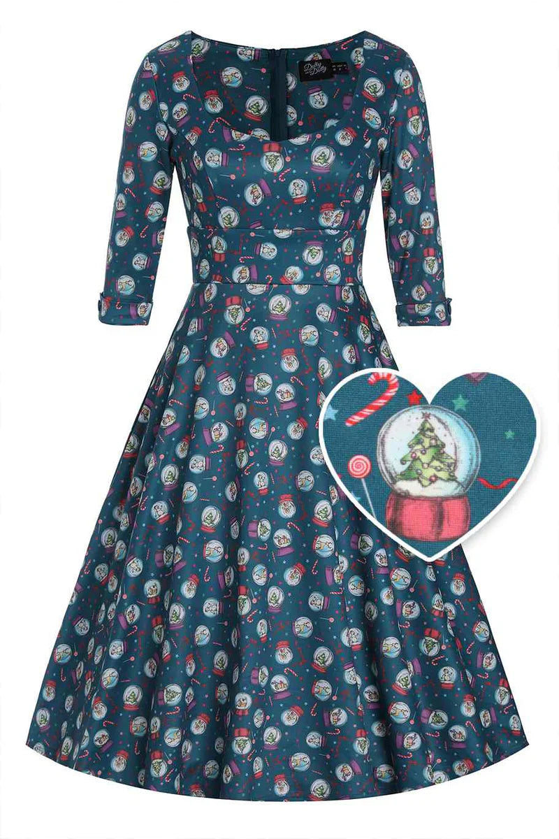 Scarlette Blue Snow Globe Dress- Preorder for dispatch 12th November