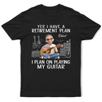 I Plan On Playing My Guitar - Personalized T Shirt