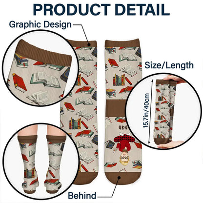 I Really Do Need All These Books - Personalized Socks