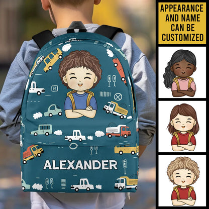 I'm Back - Personalized Custom Kid Backpack - Back To School Gift For Kid Backpack The Next Custom Gift