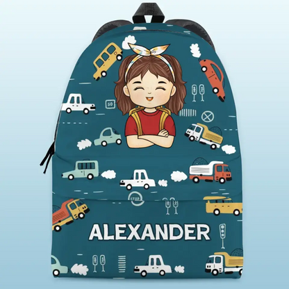 I'm Back - Personalized Custom Kid Backpack - Back To School Gift For Kid Backpack The Next Custom Gift