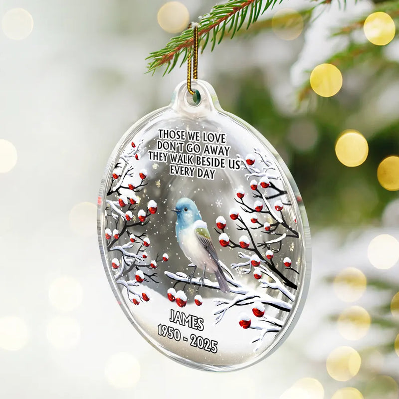 I'm Always With You 3D Cardinal - Personalized Custom Shaped Acrylic Ornament