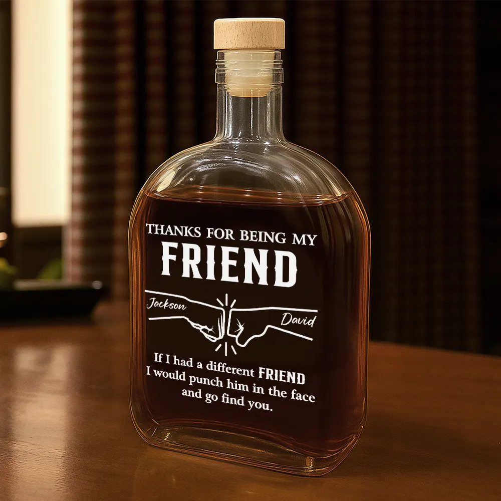 If I Had A Different Brother - Personalized Whiskey Bottle