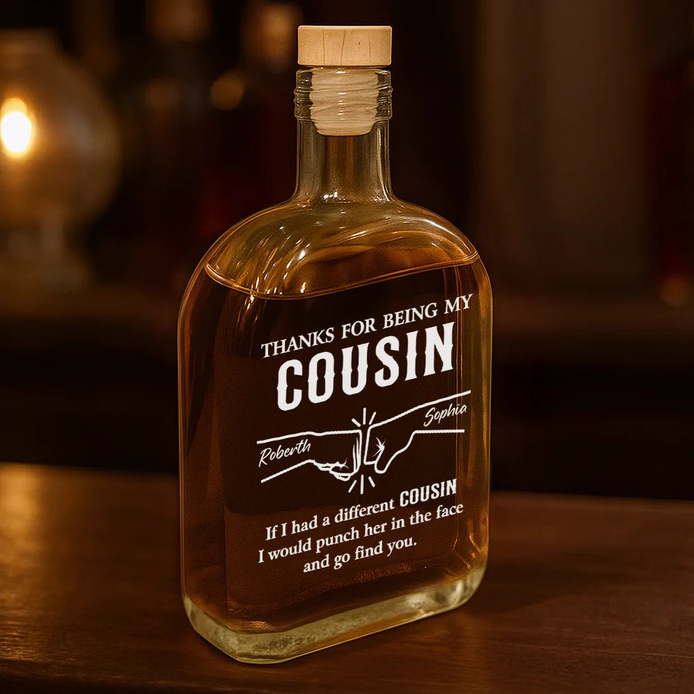 If I Had A Different Brother - Personalized Whiskey Bottle