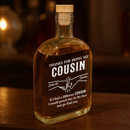 If I Had A Different Brother - Personalized Whiskey Bottle
