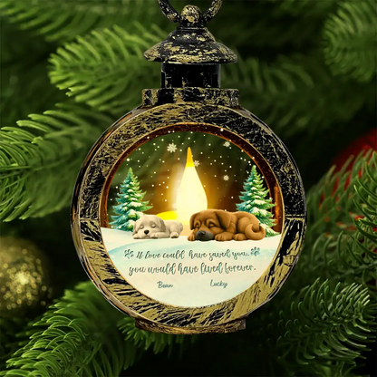 If Love Could Have Saved You - Personalized Candlelight Lantern Ornament