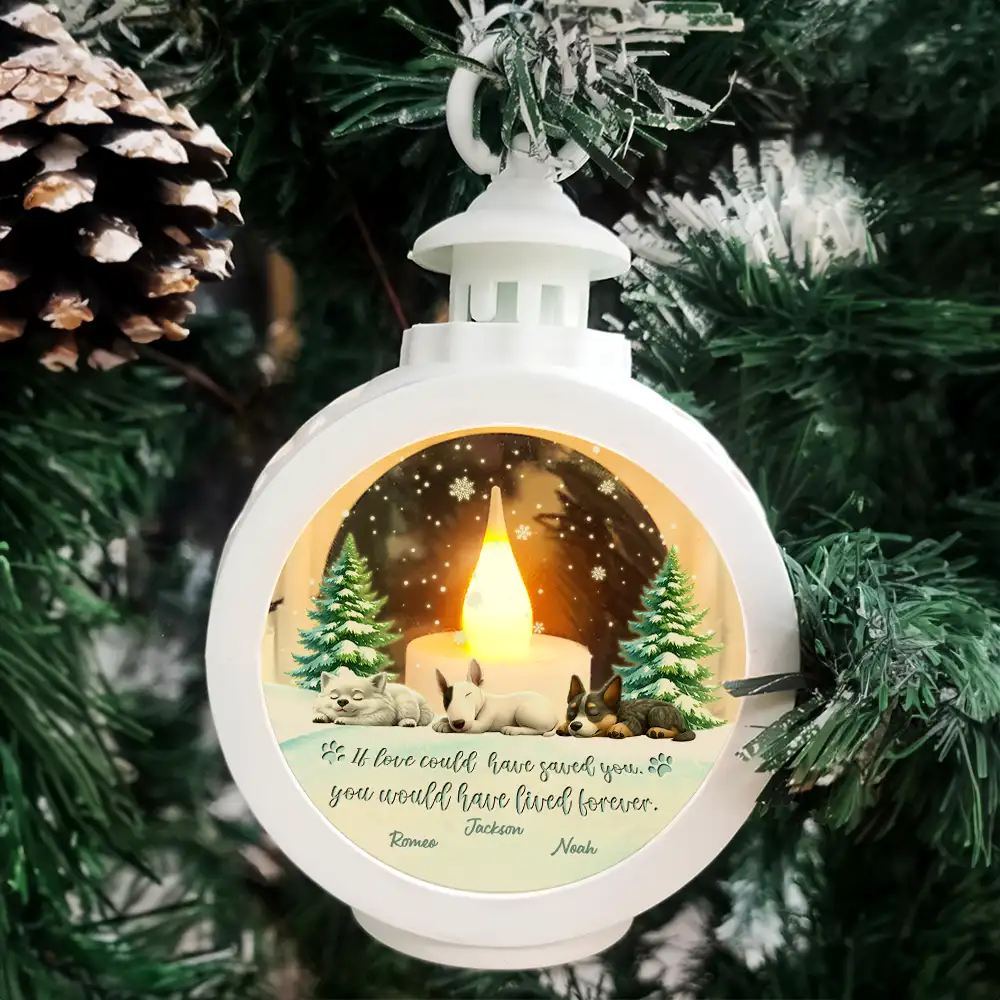 If Love Could Have Saved You - Personalized Candlelight Lantern Ornament