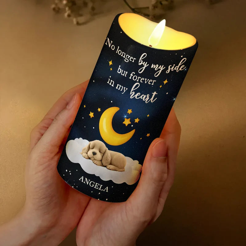If Love Could Have Saved You Memorial Dog Sleeping - Personalized Flameless LED Candle