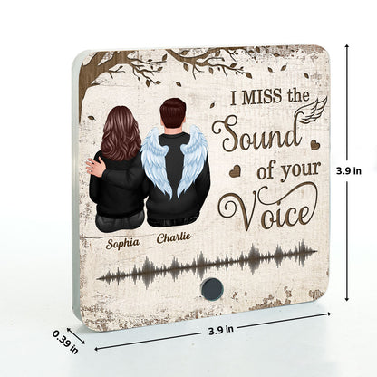 Always With You Couple Back View Under Tree Voice Message Keepsake Sympathy Gift Personalized Music Fridge Magnet